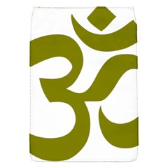 Hindi Om Symbol (olive) Flap Covers (s) 