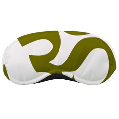 Hindu Om Symbol (olive) Sleeping Masks