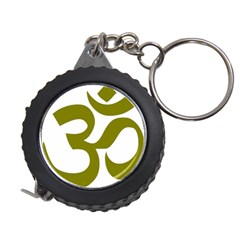 Hindu Om Symbol (olive) Measuring Tapes