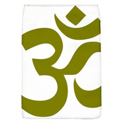 Hindu Om Symbol (olive) Flap Covers (l)  by abbeyz71