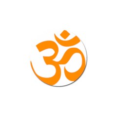 Hindu Om Symbol (orange) Golf Ball Marker (10 Pack)