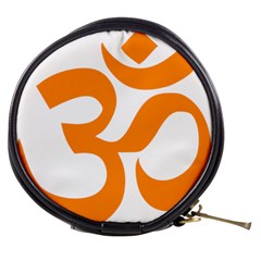 Hindu Om Symbol (orange) Mini Makeup Bags