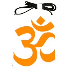 Hindu Om Symbol (orange) Shoulder Sling Bags