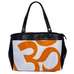 Hindu Om Symbol (Orange) Office Handbags Front