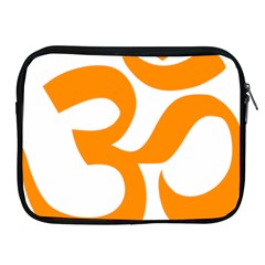 Hindu Om Symbol (orange) Apple Ipad 2/3/4 Zipper Cases by abbeyz71