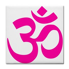 Hindu Om Symbol (pink) Face Towel by abbeyz71