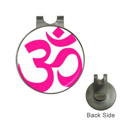 Hindu Om Symbol (deep Pink) Hat Clips With Golf Markers by abbeyz71