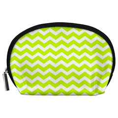 Chevron Background Patterns Accessory Pouches (large)  by Nexatart