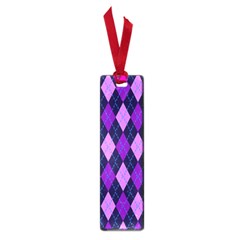 Static Argyle Pattern Blue Purple Small Book Marks by Nexatart