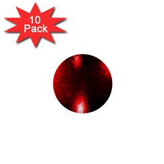 Box Lights Red Plaid 1  Mini Buttons (10 Pack)  by Mariart