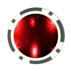 Box Lights Red Plaid Poker Chip Card Guard