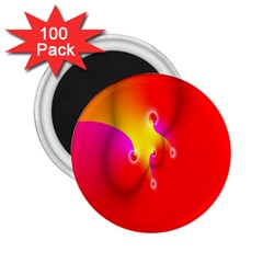 Complex Orange Red Pink Hole Yellow 2 25  Magnets (100 Pack)  by Mariart