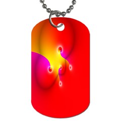 Complex Orange Red Pink Hole Yellow Dog Tag (two Sides) by Mariart