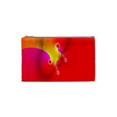 Complex Orange Red Pink Hole Yellow Cosmetic Bag (small)  by Mariart