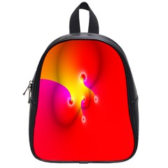 Complex Orange Red Pink Hole Yellow School Bags (small)  by Mariart