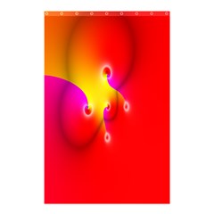 Complex Orange Red Pink Hole Yellow Shower Curtain 48  X 72  (small) 