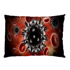 Cancel Cells Broken Bacteria Virus Bold Pillow Case