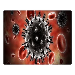 Cancel Cells Broken Bacteria Virus Bold Double Sided Flano Blanket (large) 