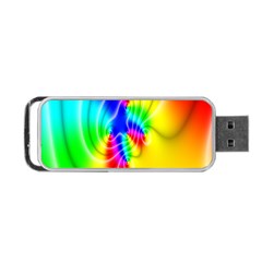 Complex Orange Red Pink Hole Yellow Green Blue Portable Usb Flash (two Sides) by Mariart