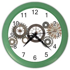 Hour Time Iron Color Wall Clocks by Mariart