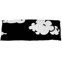 Illustration Cloud Line White Green Black Spot Polka Body Pillow Case (dakimakura)