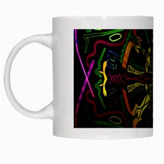 Inner Peace Star Space Rainbow White Mugs