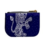 Leo Zodiac Star Mini Coin Purses Back