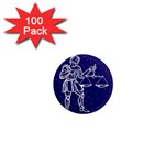 Libra Zodiac Star 1  Mini Magnets (100 pack)  Front