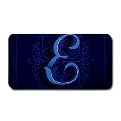 Marquis Love Dope Lettering Blue Red Alphabet E Medium Bar Mats by Mariart