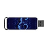 Marquis Love Dope Lettering Blue Red Alphabet E Portable USB Flash (One Side) Front