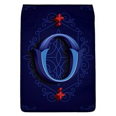 Marquis Love Dope Lettering Blue Red Alphabet O Flap Covers (l)  by Mariart