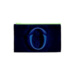 Marquis Love Dope Lettering Blue Red Alphabet O Cosmetic Bag (xs) by Mariart