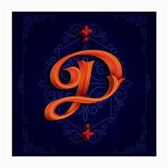 Marquis Love Dope Lettering Blue Red Orange Alphabet P Medium Glasses Cloth by Mariart