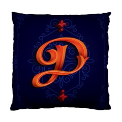 Marquis Love Dope Lettering Blue Red Orange Alphabet P Standard Cushion Case (one Side)