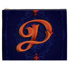 Marquis Love Dope Lettering Blue Red Orange Alphabet P Cosmetic Bag (xxxl)  by Mariart