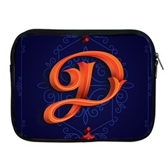 Marquis Love Dope Lettering Blue Red Orange Alphabet P Apple Ipad 2/3/4 Zipper Cases by Mariart