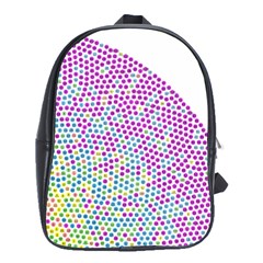 Japanese Name Circle Purple Yellow Green Red Blue Color Rainbow School Bags(large) 