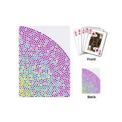 Japanese Name Circle Purple Yellow Green Red Blue Color Rainbow Playing Cards (mini) 