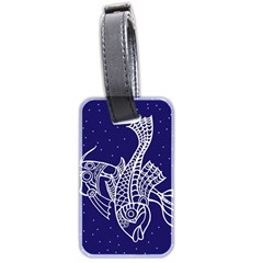 Pisces Zodiac Star Luggage Tags (two Sides)