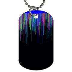 Rain Color Paint Rainbow Dog Tag (two Sides)