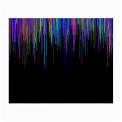 Rain Color Paint Rainbow Small Glasses Cloth (2-side) by Mariart