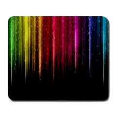 Rain Color Rainbow Line Light Green Red Blue Gold Large Mousepads