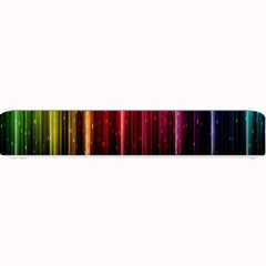 Rain Color Rainbow Line Light Green Red Blue Gold Small Bar Mats