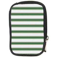 Plaid Line Green Line Horizontal Compact Camera Cases by Mariart