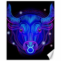 Sign Taurus Zodiac Canvas 11  X 14  