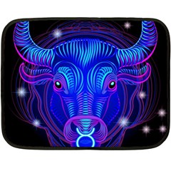 Sign Taurus Zodiac Double Sided Fleece Blanket (mini)  by Mariart