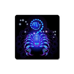 Sign Scorpio Zodiac Square Magnet