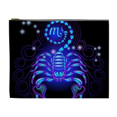 Sign Scorpio Zodiac Cosmetic Bag (xl) by Mariart