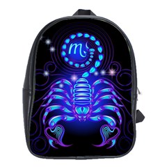 Sign Scorpio Zodiac School Bags(large)  by Mariart