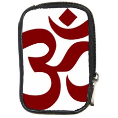 Hindu Om Symbol (Dark Red) Compact Camera Cases